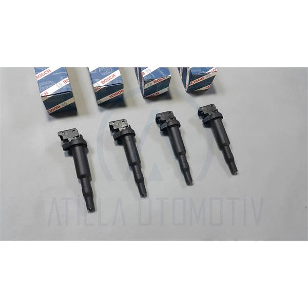 4 x BMW 5 SERİSİ F10 F11 F07 GT N20 ATEŞLEME BOBİNİ TAKIM BOSCH
