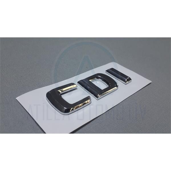 MERCEDES BENZ E SERİSİ W210 W211 W212 CDI BAGAJ YAZISI KROM