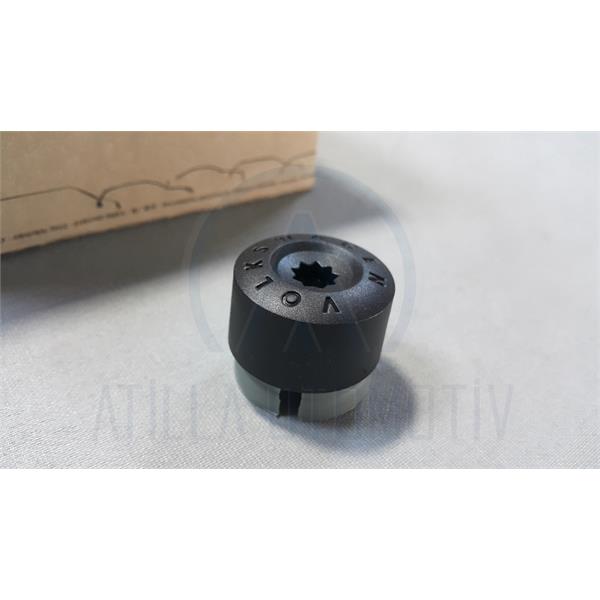 VW TOUAREG 7L 7P BİJON KAPAĞI SİYAH 19MM ORİJİNAL