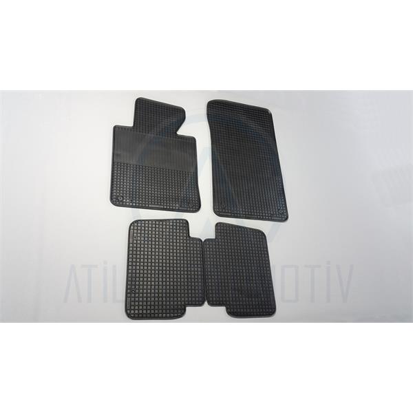 BMW 3 SERİSİ E46 1998-2005 KAUÇUK PASPAS SETİ SİYAH SCHÖNEK