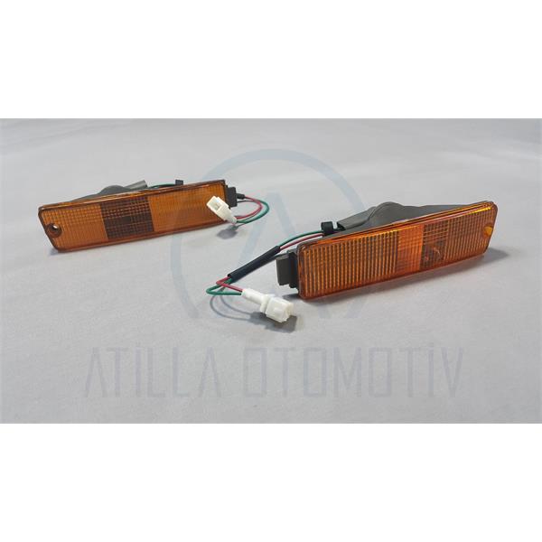 2 x VOLKSWAGEN GOLF MK2 BALON TAMPON SİNYALİ TURUNCU TAKIM