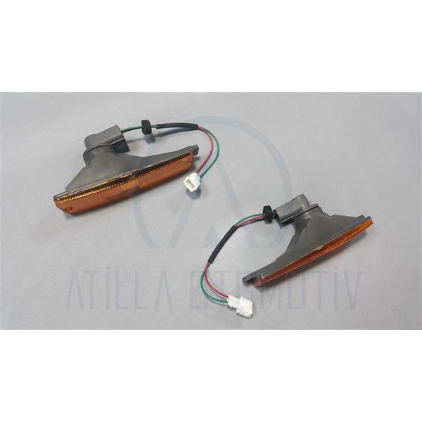 2 x VOLKSWAGEN GOLF MK2 BALON TAMPON SİNYALİ TURUNCU TAKIM
