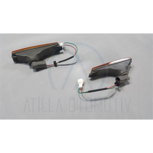2 x VOLKSWAGEN GOLF MK2 BALON TAMPON SİNYALİ TURUNCU TAKIM