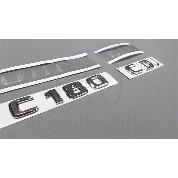 MERCEDES C SERİSİ W202 S202 1993-2001 C180 CDİ BAGAJ YAZI SETİ