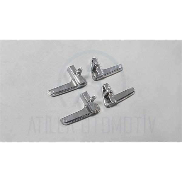 4 x SEAT İBİZA 6K 1999-2002 KAPI İÇ AÇMA KOLU GRİ ÖN ARKA SOL SAĞ