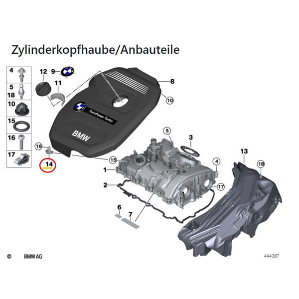 BMW 4 SERİSİ F32 F33 F36 13-18 EKSANTRİK KONUM SENSÖRÜ ORİJİNAL