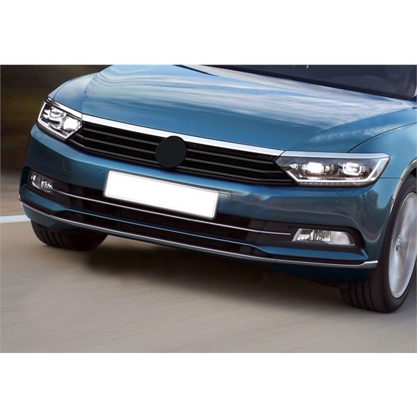 3 x VW PASSAT B8 15-20 ÖN TAMPON ALT KROM NİKELAJ TRİM SETİ
