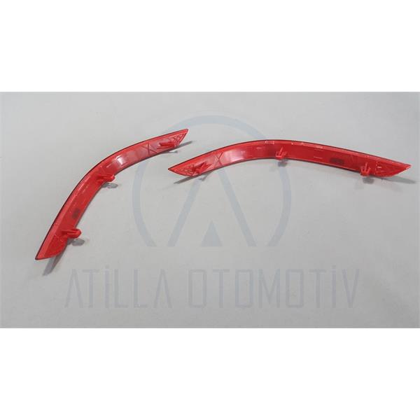 2 x VW CADDY 2015-2020 ARKA TAMPON REFLEKTÖRÜ SOL SAĞ TAKIM