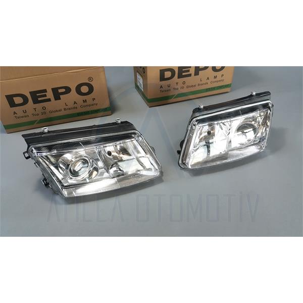 2 x VW PASSAT B5 97-00 ÖN FAR MERCEKLİ SOL-SAĞ TAKIM DEPO