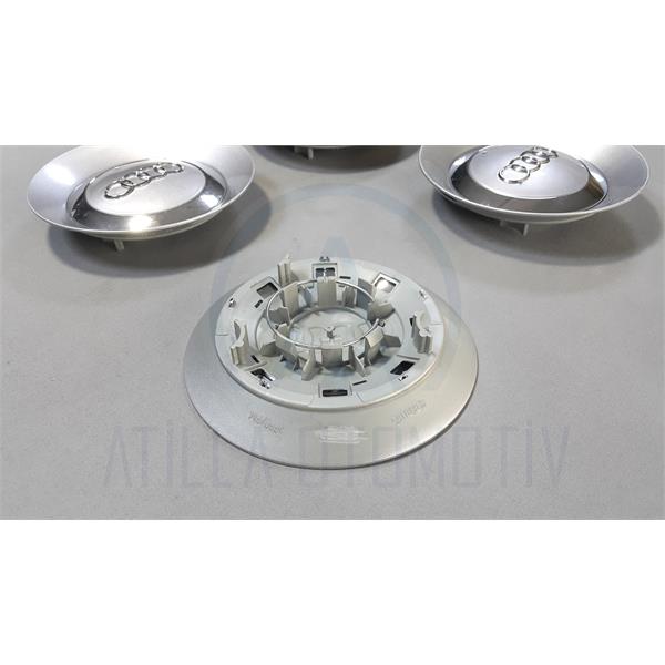 4 x AUDİ A4 B6 B7 8E 2001-2009 ÇELİK JANT GÖBEĞİ 150MM TAKIM GRİ