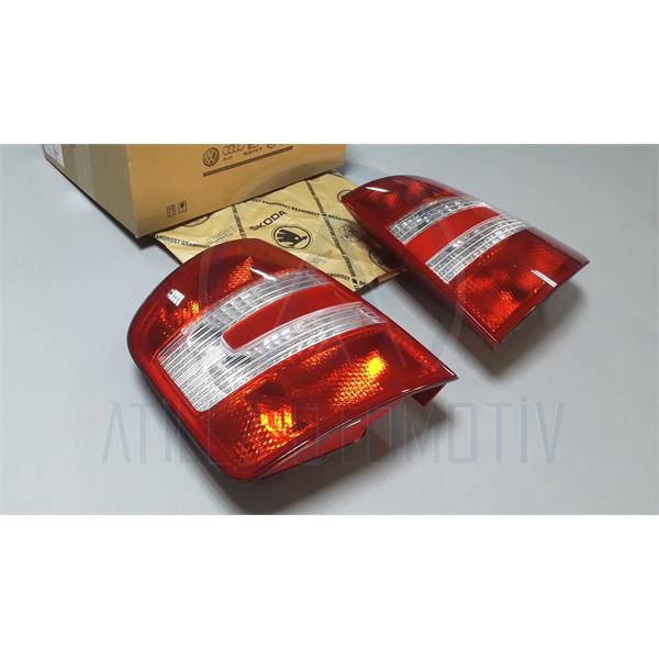 2 x SKODA FABİA MK1 COMBİ / SEDAN STOP LAMBA SETİ ORİJİNAL