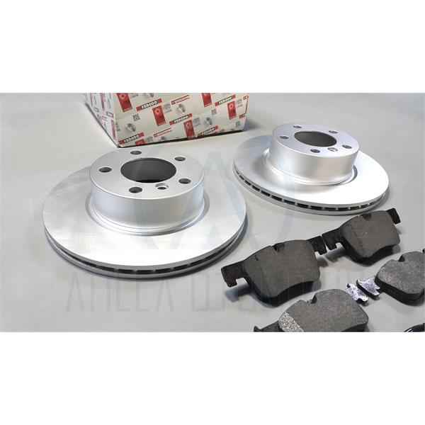 BMW 2 SERİSİ F22 F23 13-19 ÖN FREN DİSKİ + BALATASI TAKIM FERODO