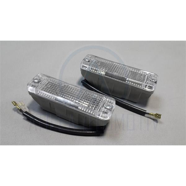 VOLKSWAGEN GOLF MK1 74-85 ÖN TAMPON SİNYAL SETİ SAĞ SOL BEYAZ