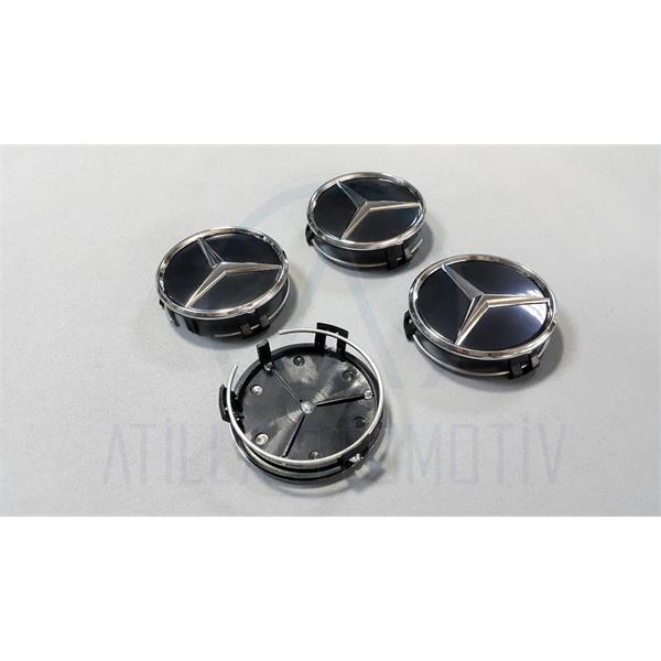 MERCEDES W156 GLA SERİSİ ÇELİK JANT GÖBEK SETİ 75 MM SİYAH
