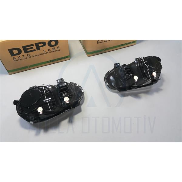 2 x VOLKSWAGEN GOLF 4 1998-2004 ÖN FAR SİSLİ SOL-SAĞ TAKIM DEPO