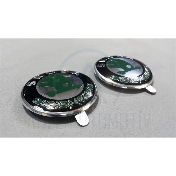 2 x SKODA FABİA MK1 6Y ÖN PANJUR + BAGAJ KAPAK ARMASI 8CM