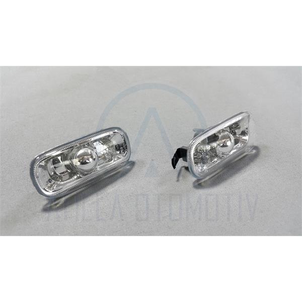 2 x AUDİ A6 C5 4B 2000-2005 ÇAMURLUK SİNYALİ TAKIM BEYAZ